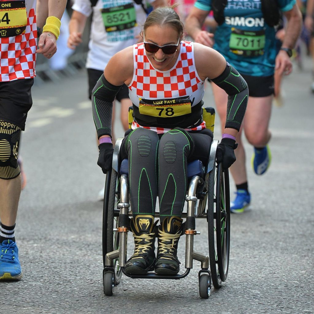 Luiz Faye | London Landmarks Half Marathon | Wheelchair Athlete