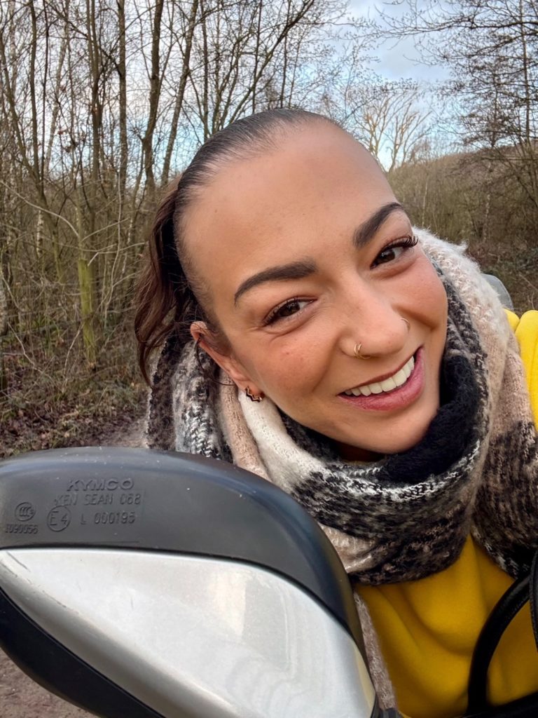 Luiz Faye Exploring RSPB Old Moor on a mobility scooter | The Inclusive Edit