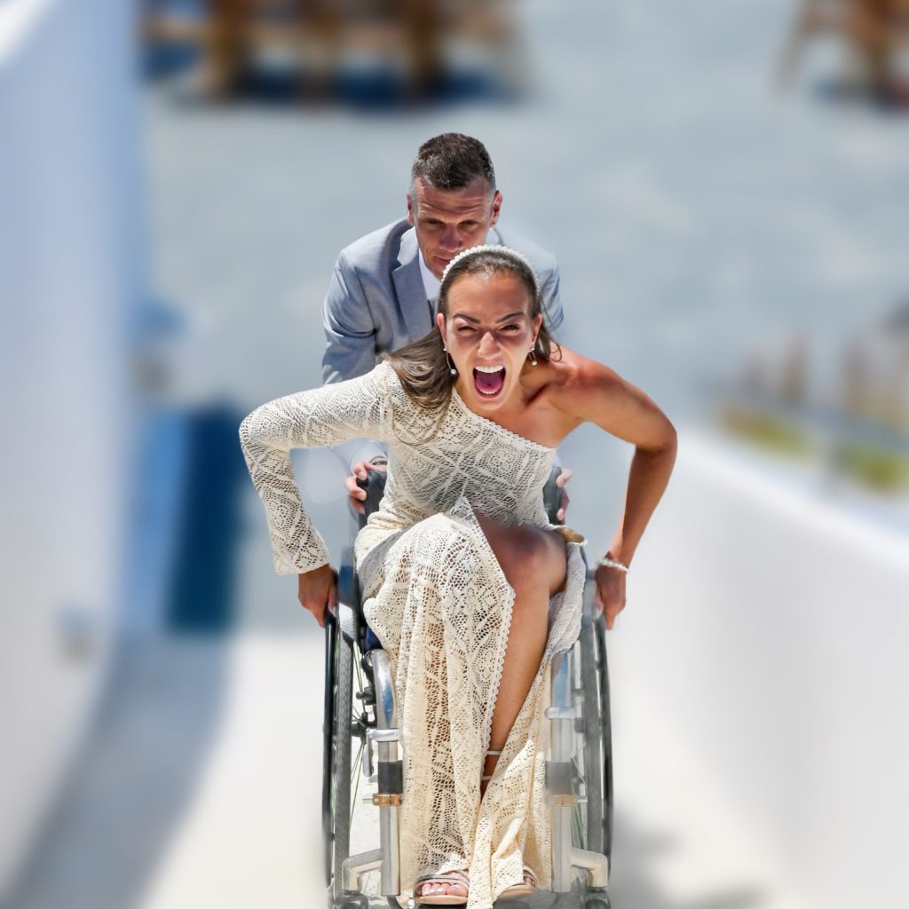 Wheelchair Accessible Wedding | Wedding Dress | Bronx and Banco | Wheelchair Accessible Wedding
