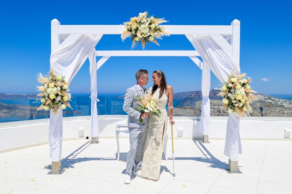 Bronx and Banco | Santorini | Wedding Dress | Adaptive Fashion | Luiz Faye