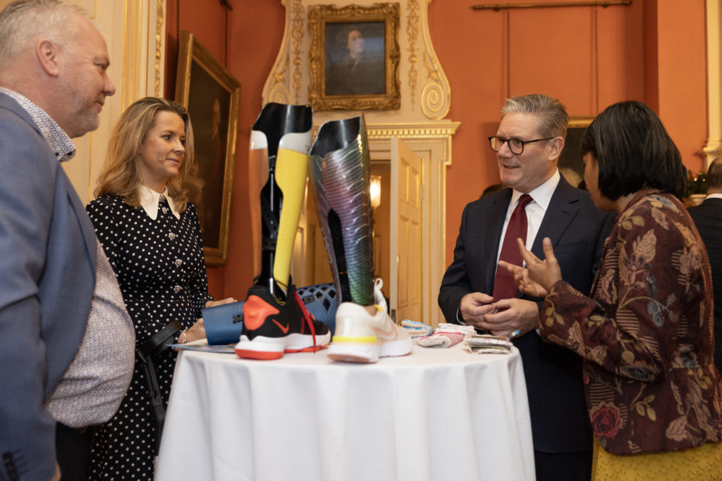 Prime Minister Keir Starmer and Amelia Peckham