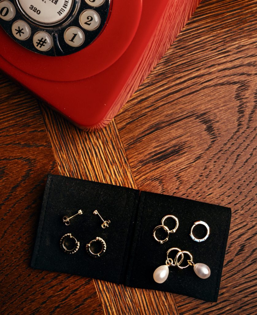 Helix and Conch Earring Stack - hoops and studs