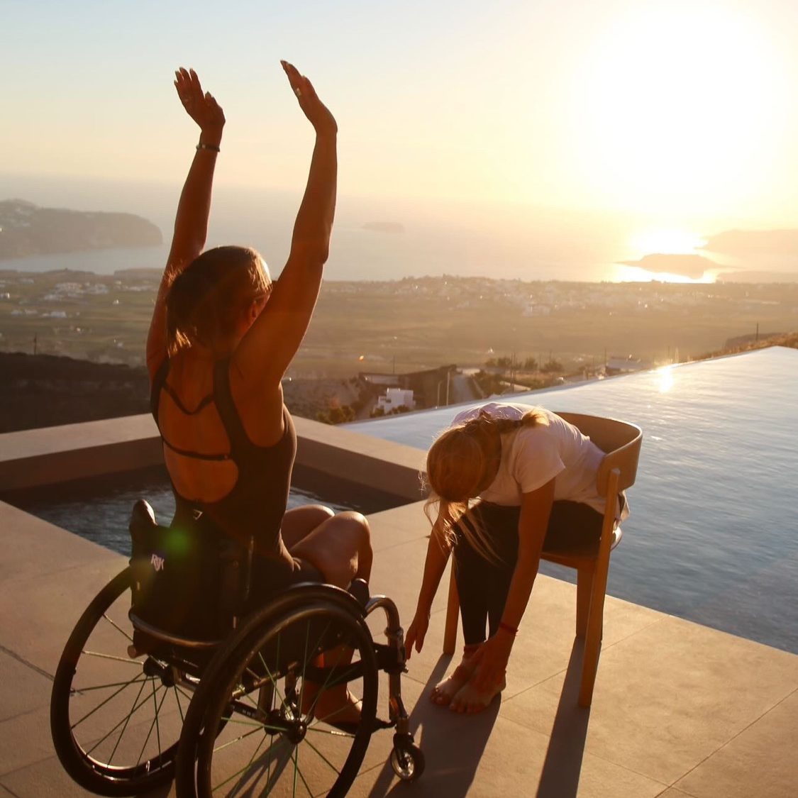 Yoga at Santorini Sky | The Inclusive Edit | Review