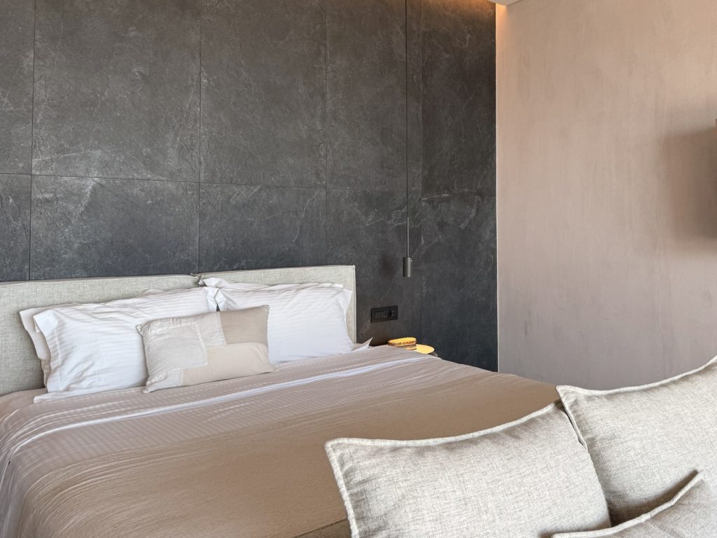 Santorini Sky Junior Residence Bedroom | Accessible Villa | The Inclusive Edit