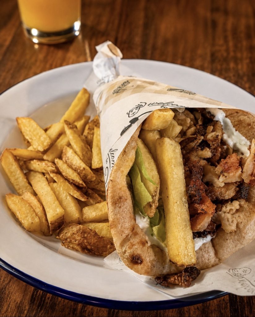 Gyros from Mega Gyros | Freight Island | Manchester | Accessible Restaurant