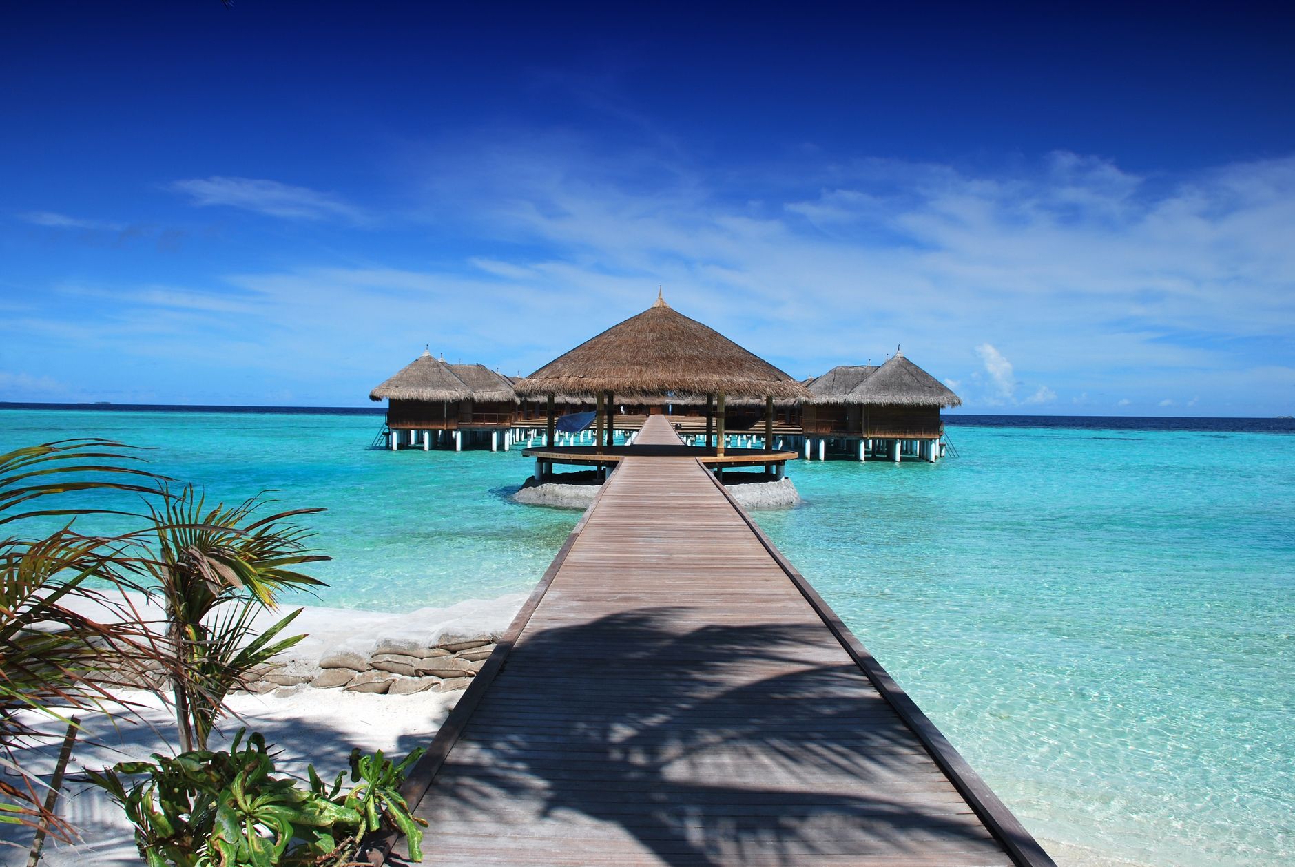 Maldives Villa Boardwalk