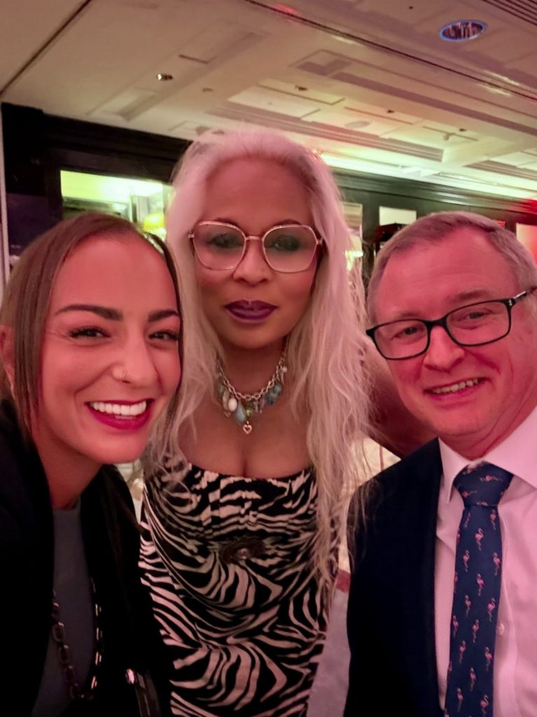 Luiz Faye with Graham Footer, Anj Patel | Disabled Motoring UK at the British Parking Awards
